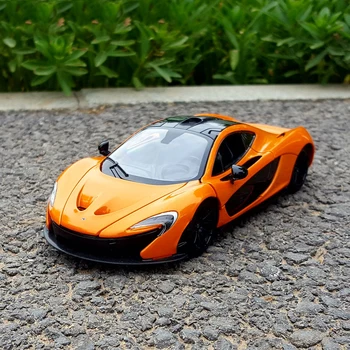 1:24 Mierka McLaren P1 Supercar Zliatiny Auto Diecasts & Hračky Model Auta, Miniatúrne Simulácia Deti, Darčeky, Hračky Kolekcia