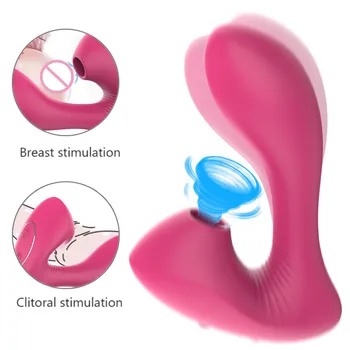 10 Rýchlosti Pošvy Sania Vibrátor, Vibračná Bulík Orálny Sex Sacie Stimulátor Klitorisu Erotické Masér sexuálnu Hračku pre Ženy TD0321