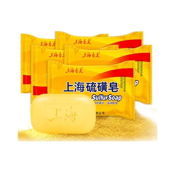 10pcs/veľa Shanghai Síry Soap Oil-control Liečba Akné Blackhead Odstraňovač Mydlový Čistič Zubov Čínskej Starostlivosti o Pleť 85 g