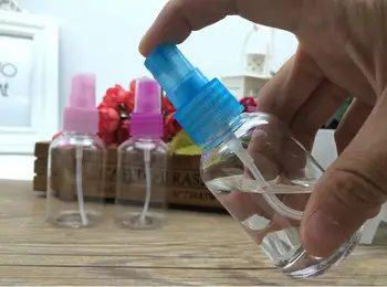 1Pcs 50 ML číreho Plastu Naplniteľné Fľaše Parfum Spray Fľaša Cestovné make-up Nástroje Prázdne Plastové Parfum Transparant SprayBottle