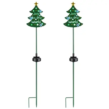2 Ks 6 X4 X33 Nabíjateľná Vianočný Stromček Slnečné Svetlo Vianočné Dekorácie