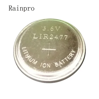 2 KS/VEĽA LIR2477 3.6 V lithiumt tlačidlo batérie nabíjateľné batérie LIR2477
