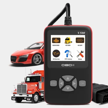 2019 Pre nákladné auto A Auto Najlepšie OBD2 Auto Diagnostický Nástroj 2.7 palcová Farebná obrazovka Auto Code Reader Diagnostických Testov Nástroj Vozíky j1939