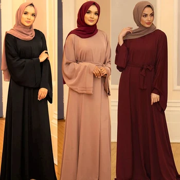Abaya Tureckej Moslimskej Dubaj Dlhé Šaty Voľné Arabských Jilbab Kaftan Blízkom Východe Ženy Islamské Oblečenie Ramadánu Maxi Šaty, Na Blízkom Východe