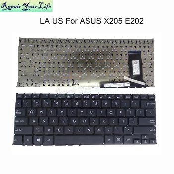 Americká angličtina latinskej notebook klávesnica pre ASUS Eeebook X205 E202 X202 X205T X205TA E202SA E202MA E200 X202E SP výmena klávesnice