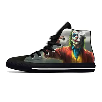 Anime Kreslený Film Joker Klaun Joaquin Phoenix Bežné Látkové Topánky Vysokej Top Ľahký Priedušný 3D Tlač Muži Ženy Tenisky