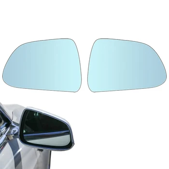 Auto Bočné Spätné Zrkadlo Modré Sklenené Šošovky | Vľavo, Vpravo Široký Pohľad Ropa A Vode Odolná Proti Oslneniu Auto Príslušenstvo Pre Automobilový