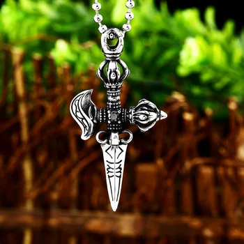Beier nový obchod 316L Nerezovej Ocele náhrdelník prívesok kríž punk náboženstvo človeka prívesok Módne Šperky LLBP8-114P