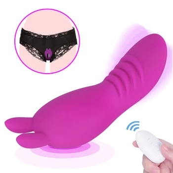 Bezdrôtové Diaľkové Nositeľné Pánty Vibrátor Erotické, Sexuálne Hračky Pre Ženy Vaginálne Klitoris Stimulácia Vibrátor Orgazmus Ženy Rabbit Vibrátor
