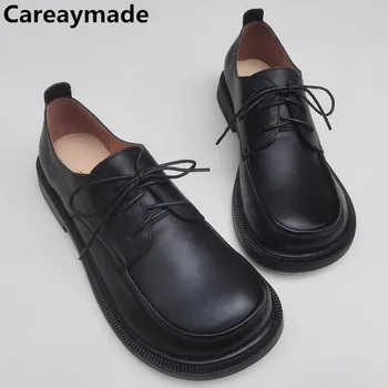 Careaymade-Originálne kožené veľkú hlavu široký verzia mužov anglický šnurovacie kožené topánky business voľný čas pôvodného jednotného topánky