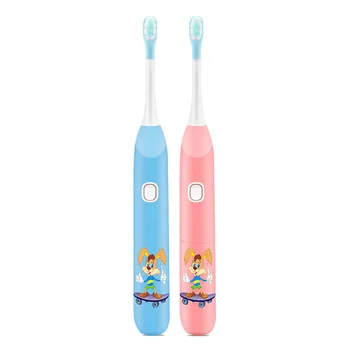 Detské Inteligentná Sonická Elektrická zubná Kefka USB Nabíjanie 3 do 6 Rokov, detský zubná Kefka 3 Režimy Pravidelné Čistenie Zubov Nástroj