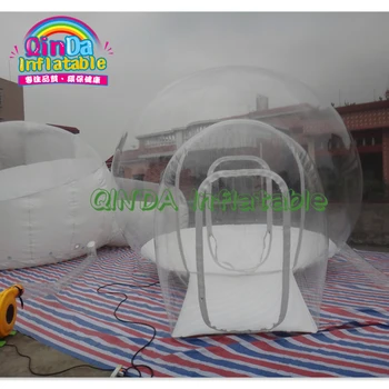 Doprava zadarmo Vzduchu Stan Transparentné 3 4 5 m Diamter Rúry Hotel Nafukovacie Bublina Camping Stan