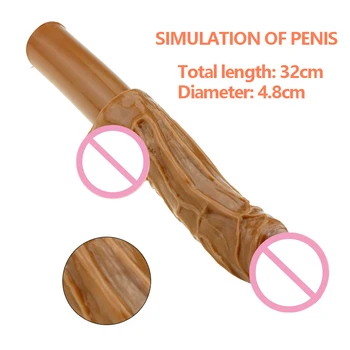 Erotický Sex Produkty Veľké umelé penisy Realistické Obrovské Dildo Pre Ženy Veľký Penis Obrie Sex Dilda prísavky Sexuálne Hračky Pre Ženy 32 cm