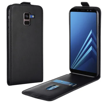 Flip Luxusné Kožené puzdro pre Samsung Galaxy A5 2018 A530 A530F SM-A530F 5.6