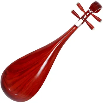 FLOFAIR Dospelých Pipa nástroj červené Barmskej rosewood materiál biela pivónia kvet hlavu leštenie hrá rosewood pipa PP-04