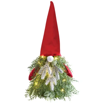 Gnome Vianočný Stromček Chirstmas Svetlo Dekoračné Smallxmas Holidayswedish Elf Dekorácie Prelit Trpaslíci Leglegs Osvetlené Svetlami