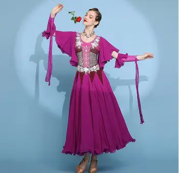 High-End Moderné Tanečné Šaty Nový Národný Štandard Tanečné Šaty Drahokamu Tanečné Kostýmy