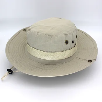 Hot predaj vonkajšie rybár klobúk rekreačné jungle kolo brimmed klobúk turistiku, rybolov Bonny klobúk farba kamufláž