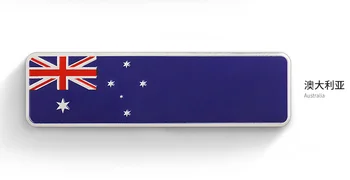 Kovové Austrália Vlajka Auto Znak, Odznak Motocykel Obtlačky Nálepky Kapotáže Auto Príslušenstvo