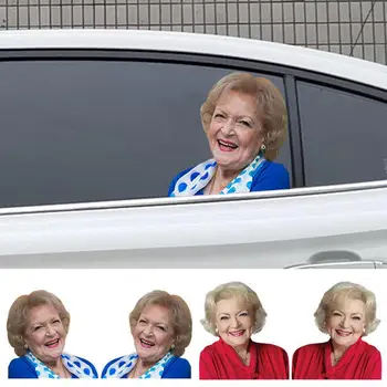 Kráľovná Auto Okno Držať 2ks/Set Nepremokavé Kráľovná Anglicka Auto Samolepky Nepremokavé Zábavné Pamätník Kráľovnej Alžbety Auto Okno