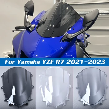 Motocyklové Príslušenstvo čelné Sklo Čelné sklo veterný štítok Obrazovky Pre Yamaha YZF R7 YZFR7 YZF-R7 2021 2022 2023 Double Bubble
