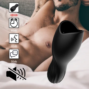 Muž Masturbator Pohár s 10 Režimy pre Penis Stimulácia Pocket Pussy 3D Textúrou Fajčenie Mužov Stroker Hračka pre Dospelých SexToys pre Mužov