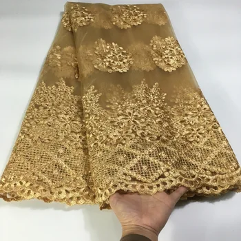 Najnovšie Krásy Lacné Zlato francúzskej Čipky Textílie 2022 Vysokej Kvality Korálkové Afriky Čipky Textílie S Kamene Nigérijský Čipky Textílie KPP03C