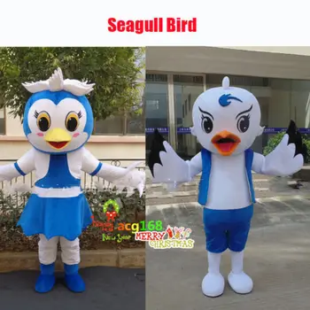 Nové Dospelých Najlepšie Predaj Pena Módne Oboch Seagull Vták Maskot Kostým Vianočné Maškarný Halloween Kostým Maskota