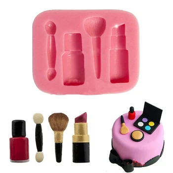 Nové make-up, Rúž, Kremík Formy pre Fondant Cake Zdobenie Čokoláda, Formy na Pečenie 