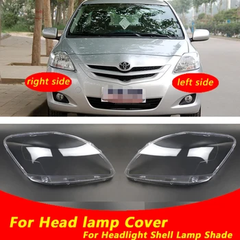 Použitie Pre Toyota Yaris na obdobie 2008-2013 vios Transparentný Kryt Svetlometu Tienidlo Lampy Predného Svetlometu Shell Tienidlo Objektívu shell