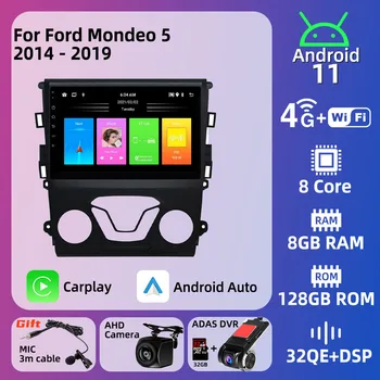Pre Ford Mondeo 5 2014 - 2019 2 Din Auto, Multimediálny Prehrávač, Android, Wifi, GPS Navigácia, Rádio Audio Stereo Rádio Autoradio
