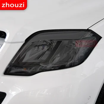 Pre Mercedes Benz GLK Triedy X204 2013 2014 2015 Auto Svetlometu Odtieň Black Ochranný Film Transparentné TPU Nálepky Príslušenstvo
