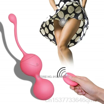Sexuálne Hračky pre Ženy Kegel Gule Geisha Vaginálne Guľôčky Kegel Simulátor Ben Wa Gule Bezdrôtové Diaľkové Vibrátor Masáž G Mieste sexshop