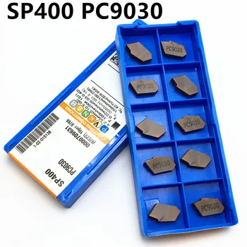 SP400 PC9030 štrbinový čepeľ z karbidu otáčania nástroja na rezanie a drážkovanie nástroj rezný nástroj SP400
