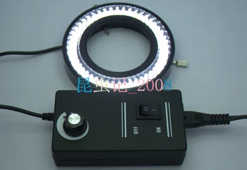 Stroj Videnia Mikroskopom Priemyselná Kamera s LED Krúžkom Nastaviteľným svetelným Zdrojom 72 mm Vnútorný Priemer 144 vinuté Perly