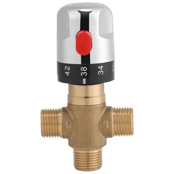 Termostatické Zmiešavacie Ventil Pevné Brass G1/2 Pre Sprcha Systém Vody, Regulácia Teploty Rúry Povodí Termostat Ovládanie