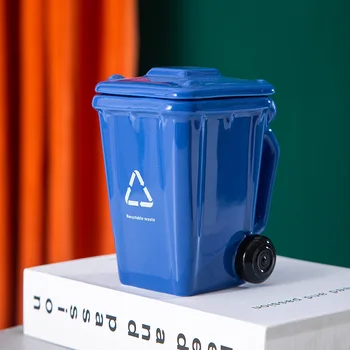 Tvorivé Keramické 3d Cup Modelovanie Poháre Nové Podivné Keramické Koša Recyklácie Vedro Pohár Denne Keramické Hrnčeky