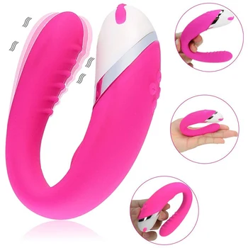 USB Nabíjateľné 12 Rýchlosti Ohýbanie Twisted Vibrátor G-Spot Vibrátor Stimulátor Sexuálne Hračky Pre Ženy Sexuálne Produkty Pre Páry