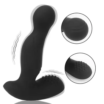 Vaginálny, Análny Stimulátor 10 Frekvencia Masáž Prostaty Dildo Plug Análny Vibrátor Zadok Plug Bezdrôtové Diaľkové Ovládanie Sex Produkt