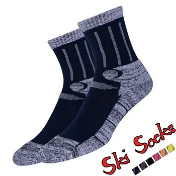Zimné Outdoorové Športy Teplo Krátkej Trubice Lyžiarske Ponožky Snowboard Horolezectvo Päty Oderu Odolné Ponožky Muži Ženy