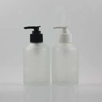 Šampón, sprchový gél fľaša 200 ml, Matné Sklenené Fľaše W/Čerpadlo Automaty