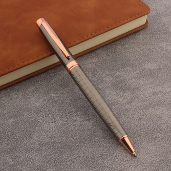 študentské pero klasické siete metal grey golden rose Výbava guľôčkové Pero