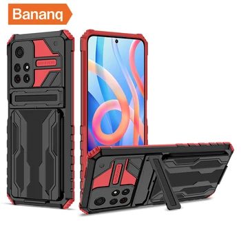 Bananq Shockproof Kartu Držiak Telefónu Prípade Pre Xiao 11T Držiak Karty Taška Kryt Pre POCO M3 M4 X3 NFC X4 Pro 4G 5G