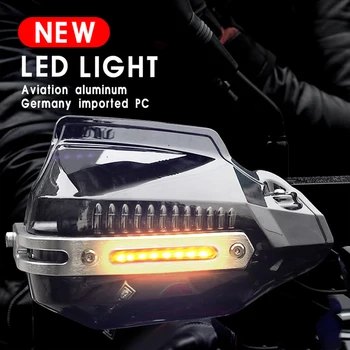 Motocykel Handguards LED Svetlá Strane Chránič Doplnky Na Suzuki Gsx R 600 Drz 400 Djebel 250 Gsxs 1000 Dr 350 Gs500